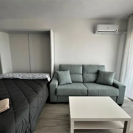 Ver853 - Estudio Con Terraza Vistas Al Mar, Piscina, Playa, Centro * トレモリノス